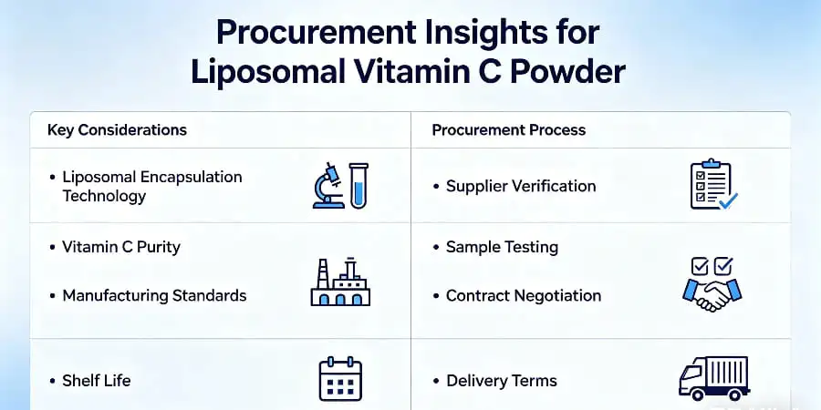 Procurement Insights for Liposomal Vitamin C Powder Procurement Insights for Liposomal Vitamin C Powder